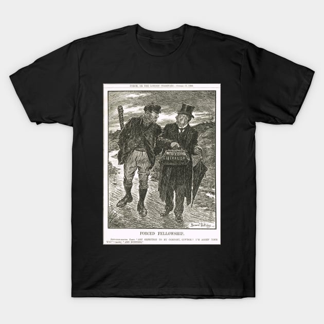 Socialism & Old Liberalism Punch 1909 T-Shirt by artfromthepast